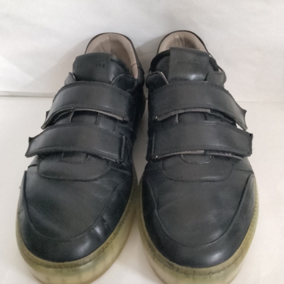 Allsaints Jonah Leather Double Strap Sneakers size 42 - Picture 8 of 15